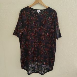 Lularoe 💜 Irma Tunic Drop Shoulder Geo Stretch‎